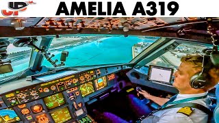 Amelia Airbus A319 Cockpit Ferry Flight Half Way Across The World 🌍