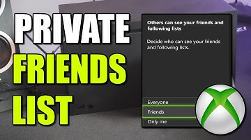 How to HIDE & Private Friends List on XBOX Profile on XBOX (Best Method)