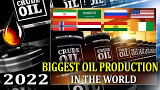 🔴 2022 Oil Production by Countries barrels per day