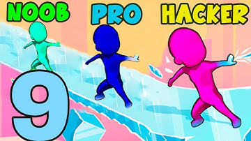 NOOB vs PRO vs HACKER in Freeze Rider - All Levels Gameplay, New Game (Android, iOS)