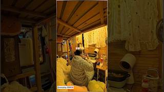 🎀🫧🤍🌧️Due to heavy rain 🌧️☔ i stay here alone#rvlife #camping#vanlife#raincamping #@camping-9999