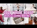 2024 weekly cleaning routine  cleaning motivation  cleaning schedule