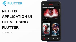 Flutter Netflix Clone App UI - Speed Code