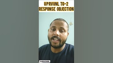 UPRVUNL TG-2 RESPONSE KEY OBJECTION #chandra_prakash_sir