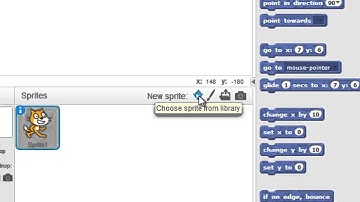 Scratch - Choose Sprite from Library - 01