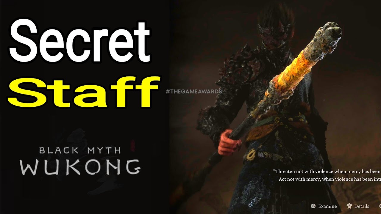 Black Myth Wukong - How to Unlock Secret Cloud Patterned Stone Staff (Chapter 2)