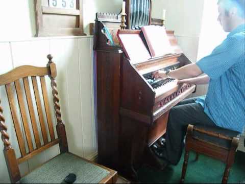 Chris Lawton at the organ of Timble Methodist Church, North Yorkshire: I am so glad