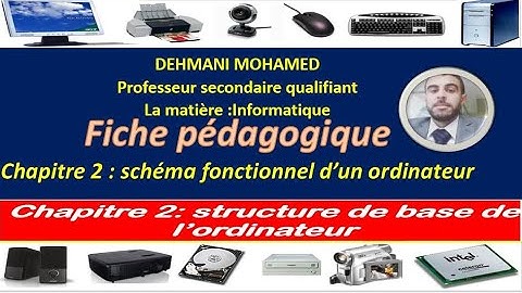 les fiches pédagogiques chapitre 2 : Schéma fonctionnel d