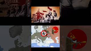 Nazi Germany vs Soviet union (territory europe battle ww2) #countryballs #sovietunion #ww2 Resimi