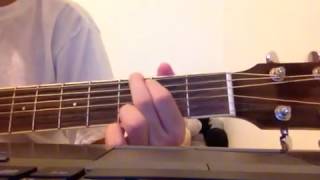 Video thumbnail of "One Direction - Over Again Guitar Cover"