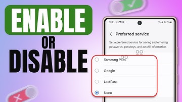 How to Enable or Disable Password Autofill Service on Samsung Phone | Activate Samsung Pass Autofill