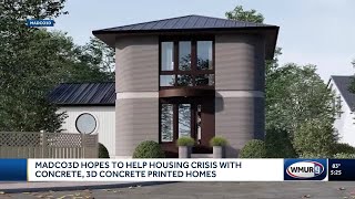 MADCO3D hopes to help housing crisis with 3D-printed homes