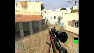 Call of Duty 2 - Fail jump with glitching, Funny!