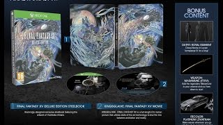 "Final Fantasy XV" XBox One Deluxe Edition Unboxing