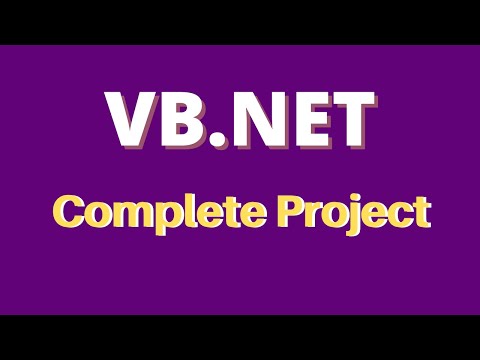 VB.Net Complete Project For Beginners With Source Code