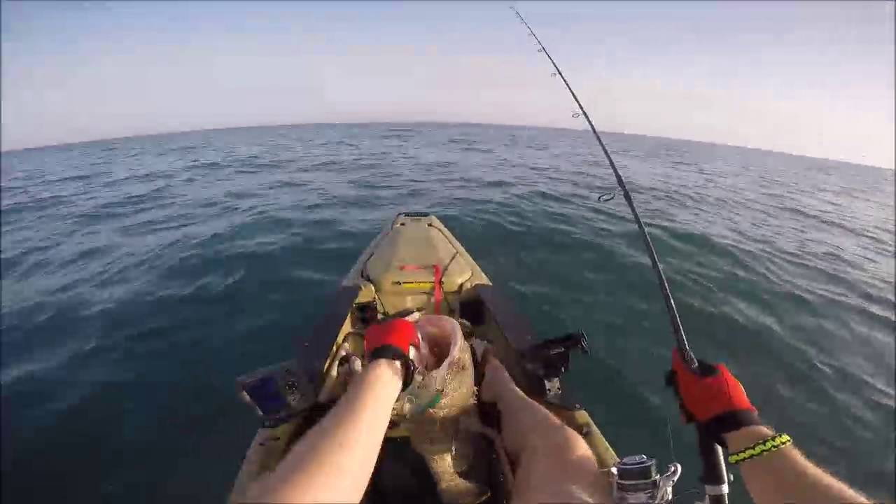 trolling for grouper in kayak!! great day uae! - youtube