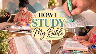 How I Study My Bible + Take Notes | My Simple Bible Study Routine