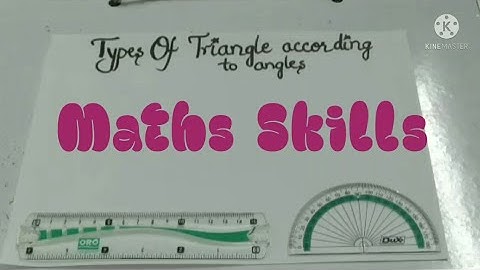 Types of Triangle a/c to angles | Maths Skills