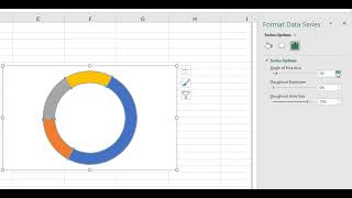 how to create the 180-degree gauge chart in excel - part 2