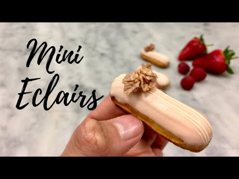 Video: Hoe Maak Je Mini-eclairs Met Kwarkroom