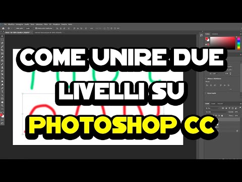 Video: Come Unire I Livelli In Photoshop