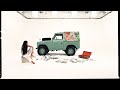 Transforming a land rover into rolling art