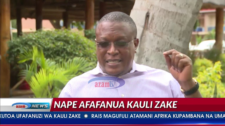 Mbunge Nape afunguka juu ya kauli zake