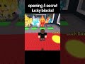 Opening 5 Secret Lucky Blocks!
