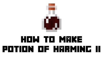 Minecraft Survival: How to Make Potion of Harming II