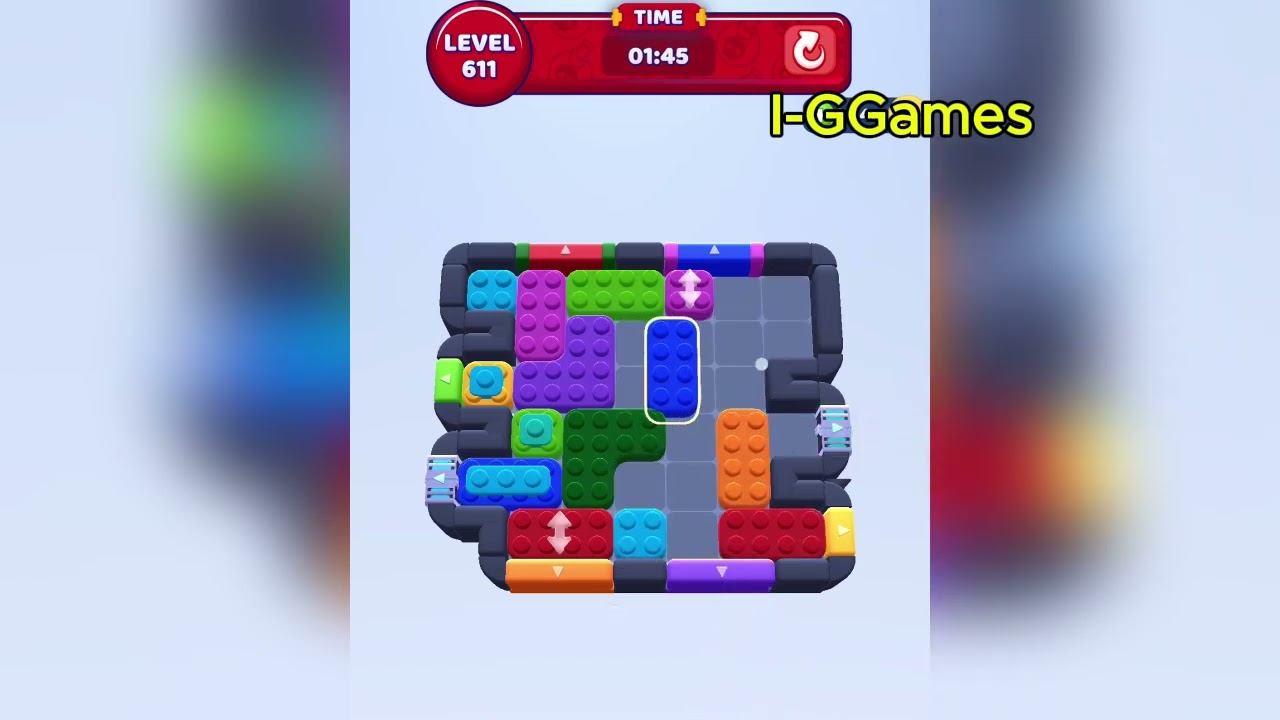 Color Block Jam Level 611 - YouTube