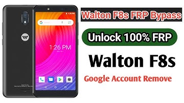 Walton F8s FRP Bypass/ f8s Google Account Unlock Without Pc/ Walton F8s gmail Account Remove/ Tech