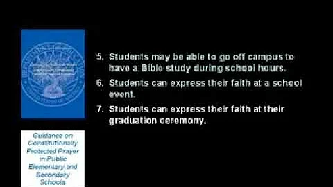 Religious Freedom Day 02 - Example - Religious Freedom in  Public Schools