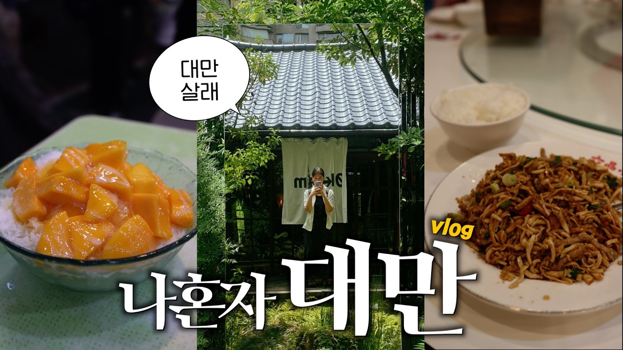 나혼자 대만여행. 12시간동안 4음료 2망고빙수, 찐현지인(허광한)이 추천해 준 대박맛집, 최애 소품샵, 타이베이 1등 망고빙수