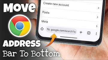 How to Move Chrome Address Bar to Bottom