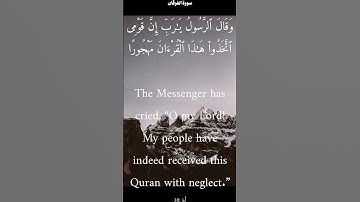 سورة الفرقان من الأية 29 الى 33 ياسر الدوسري