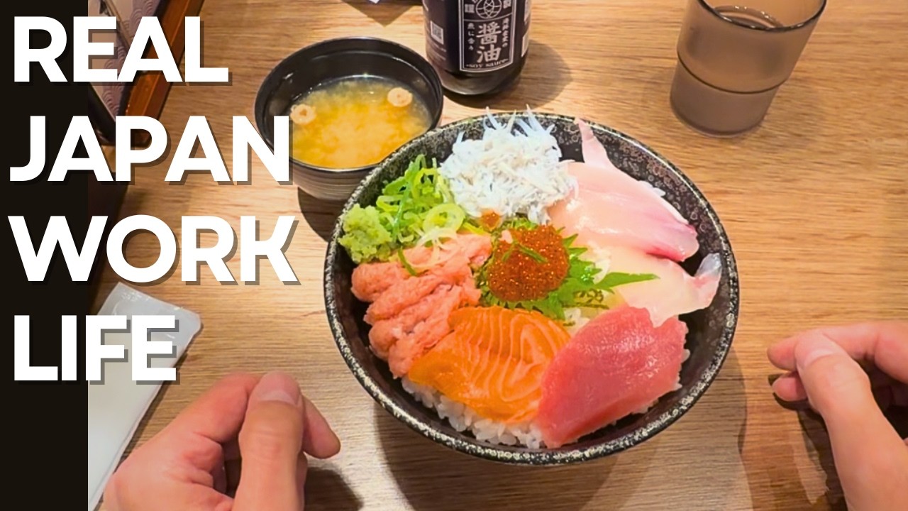 Incredible $8 Seafood Bowl in Osaka | A Quiet Lunch Before Calling Back