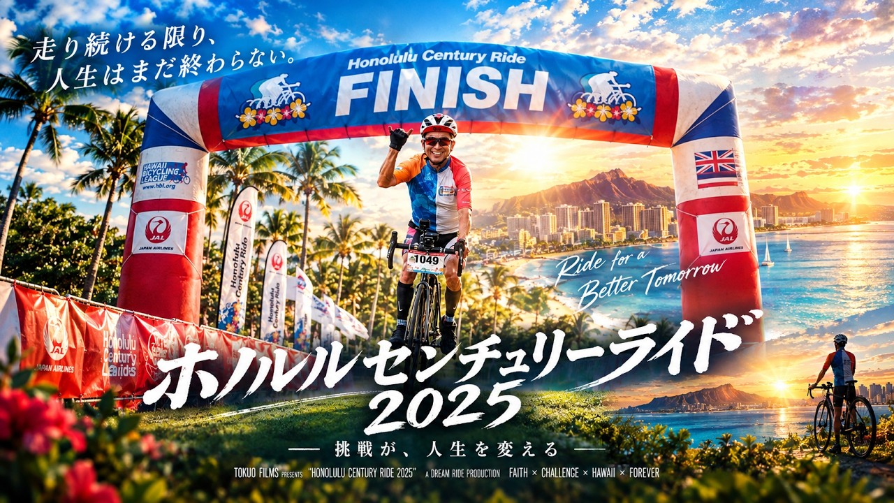 Breathtaking] Honolulu Century Ride 2025! 160km Finisher! Cycling