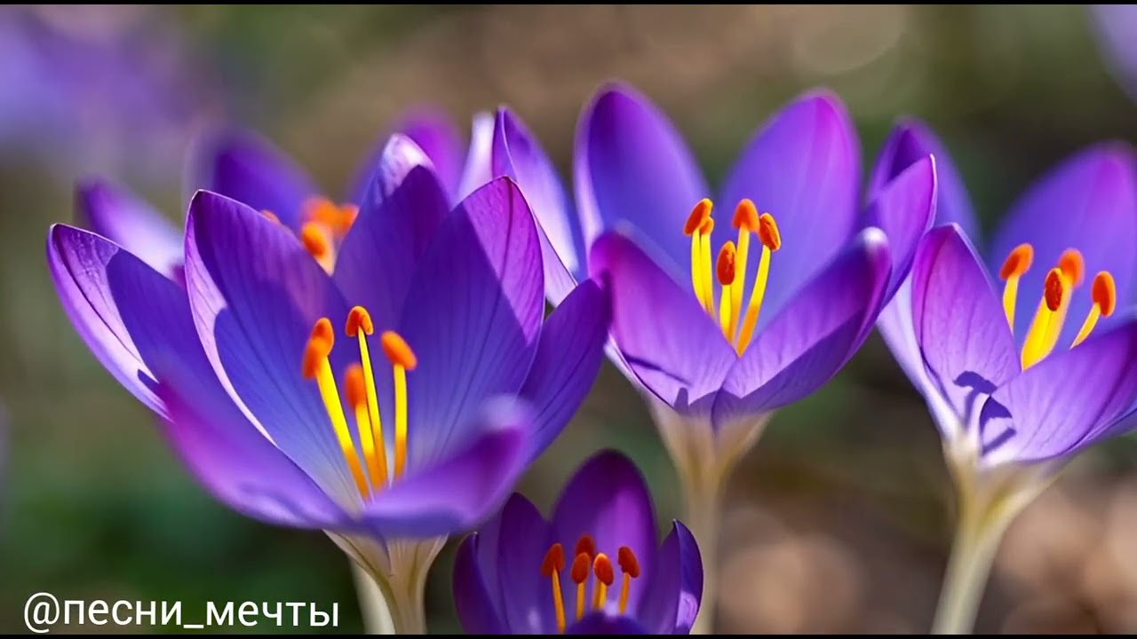 Расслабляющая музыка для снятия тревоги. Флейта и фортепиано, крокусы и весна в душе 🌼🕊️