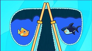 Save The Fish! - All Level Answer Android, iOS Gameplay 1-20