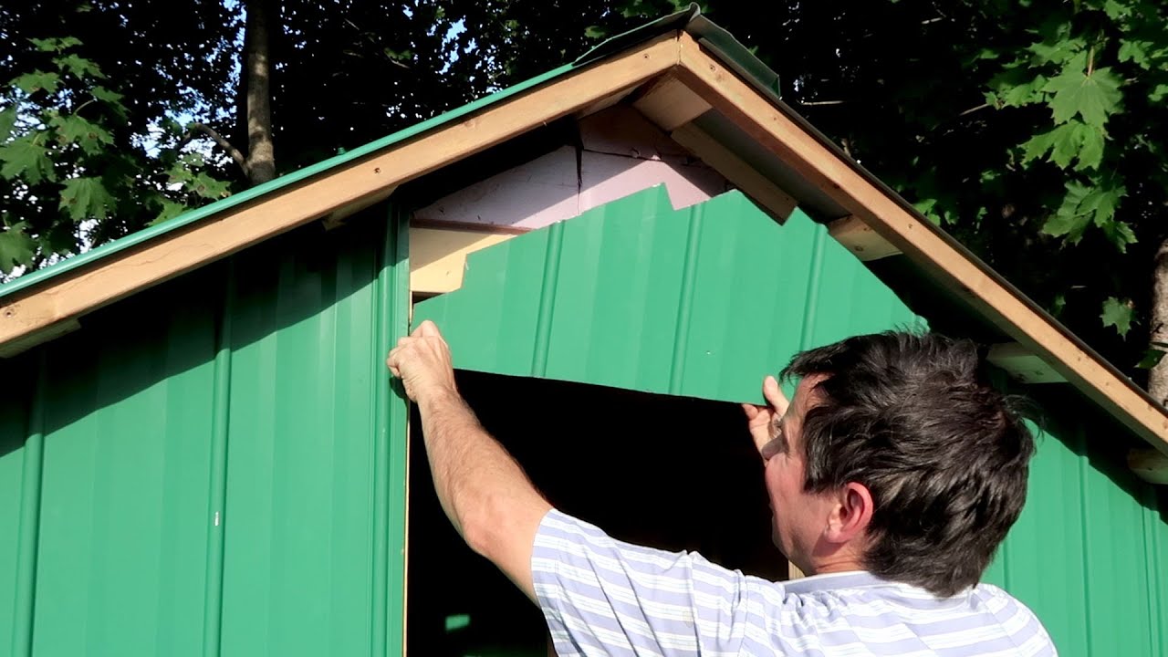Metal Roofing And Siding For My Shed - Youtube