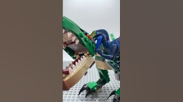 LEGO Stopmotion: Dinosaur set (31058) 🦖Velociraptor Surprise Attack!🫣 #legostopmotion