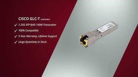 Cisco GLC-T compatible 1000BASE-T SFP Transceiver