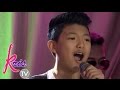 Darren Espanto sings "Ngayon" with Jed Madela