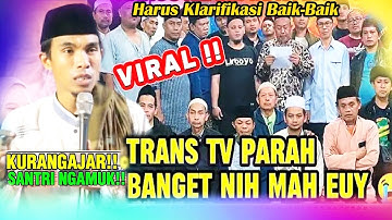 Tayangan tv menyingung santri se indonesia 2025😥😥 || KH KHOLIL YASIN || viral hari ini