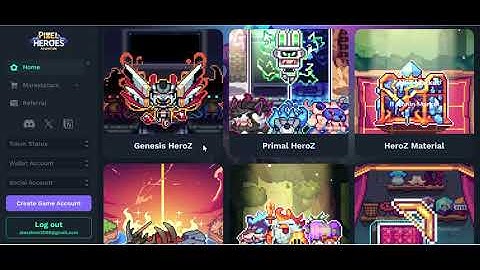 How to Navigate the Pixel Hero Dapp