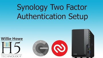 Synology Two Factor Authentication Setup