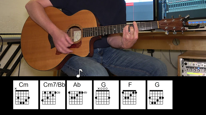 Hunting High and Low Guitar version - Guitar performance video thumbnail