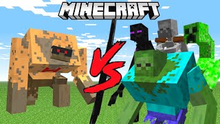 MUTANT HUSK vs EVERY MUTANT CREATURE in Minecraft Mob Battle