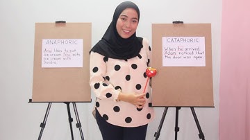 ANAPHORIC & CATAPHORIC REFERENCE - ENGLISH LESSON WITH TEACHER HAZLIN