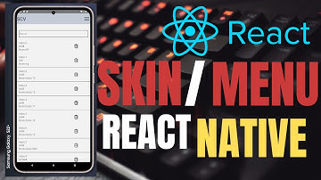 26 - Adicionando skin do galaxy s22 no Android Studio e criação do menu com ícone no React Native